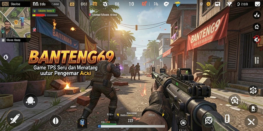 Tampilan gameplay seru dari BANTENG69 yang penuh aksi.