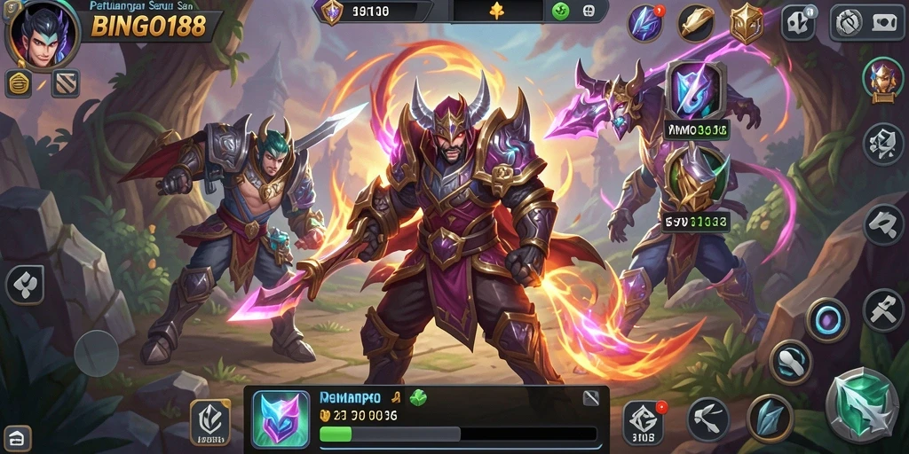 Tangkapan layar gameplay BINGO188 yang menampilkan aksi seru dalam petualangan MMORPG.