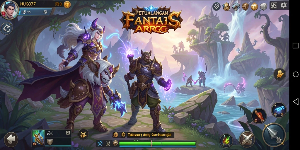 Tangkapan layar gameplay HUGO77 yang seru dan penuh aksi.