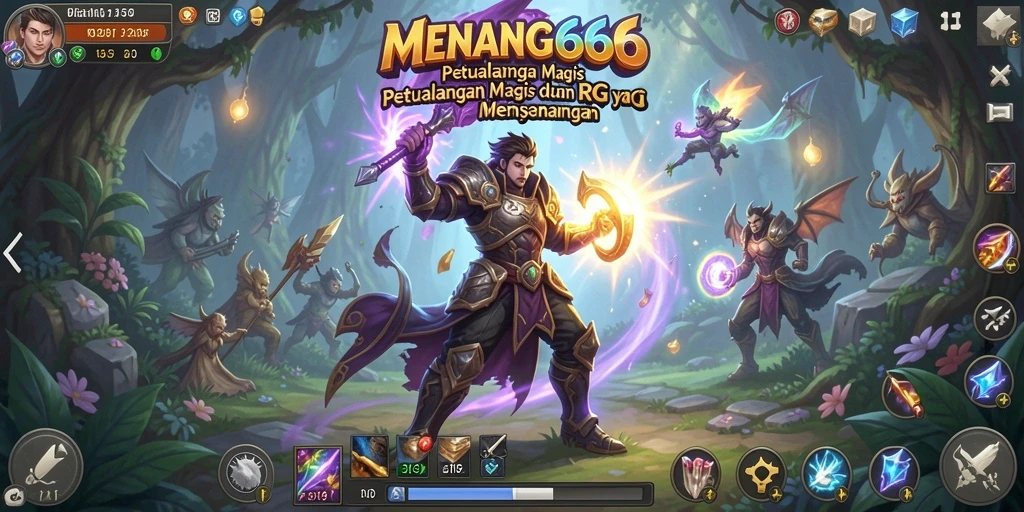 Tangkapan layar MENANG666 menampilkan aksi pertarungan RPG yang mendebarkan.