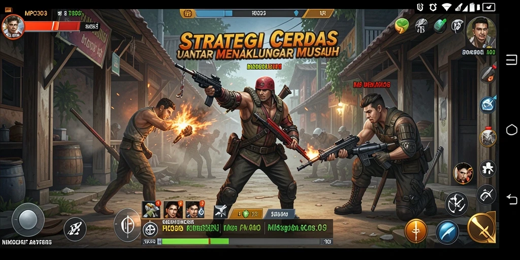 Tangkapan layar gameplay MPO303 menampilkan pertempuran strategi yang mendebarkan.