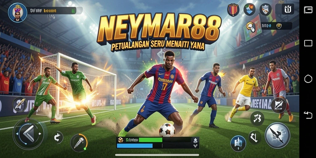 Tampilan gameplay seru dalam NEYMAR88 yang penuh petualangan.