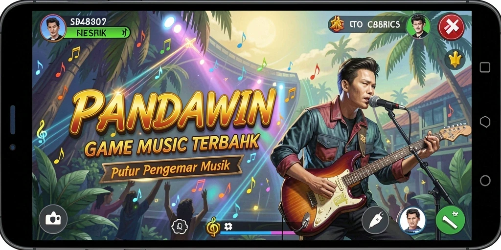 Gameplay PANDAWIN yang menarik dengan musik yang memukau.