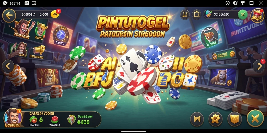 Tampilan gameplay PINTUTOGEL yang menarik dan interaktif.