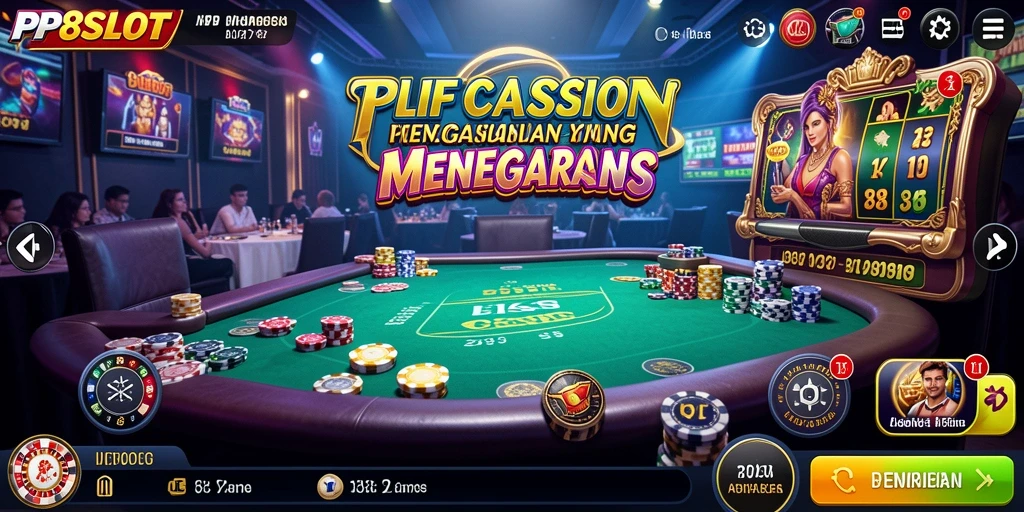 Tampilan gameplay PP8SLOT yang interaktif dan realistis.