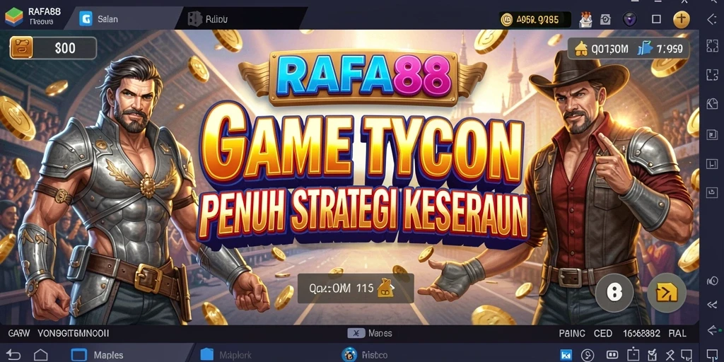 Tampilan gameplay Tycoon yang menegangkan dan interaktif.