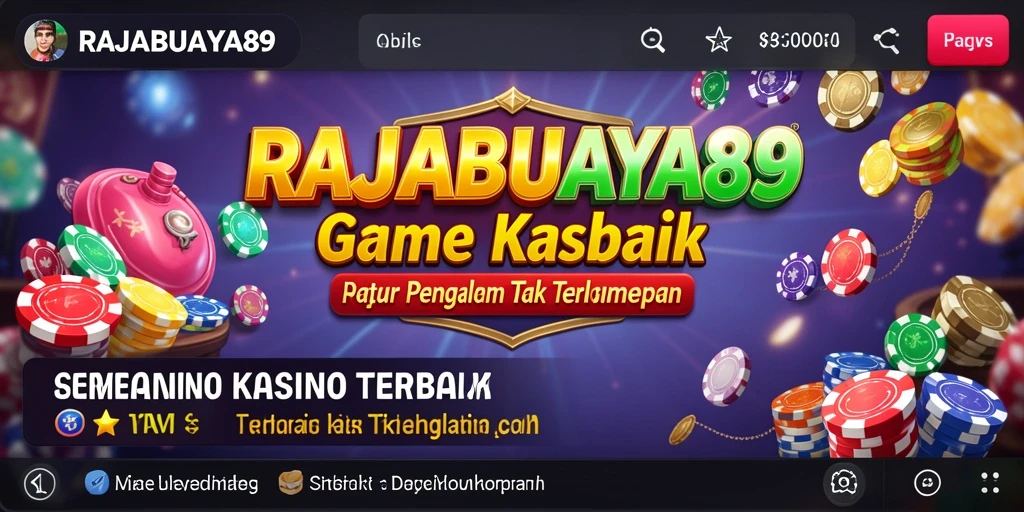 Tampilan menarik dari gameplay RAJABUAYA89 dalam genre Kasino.
