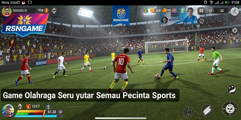 Tampilan gameplay RSNGAME yang memukau dan seru dalam dunia olahraga.