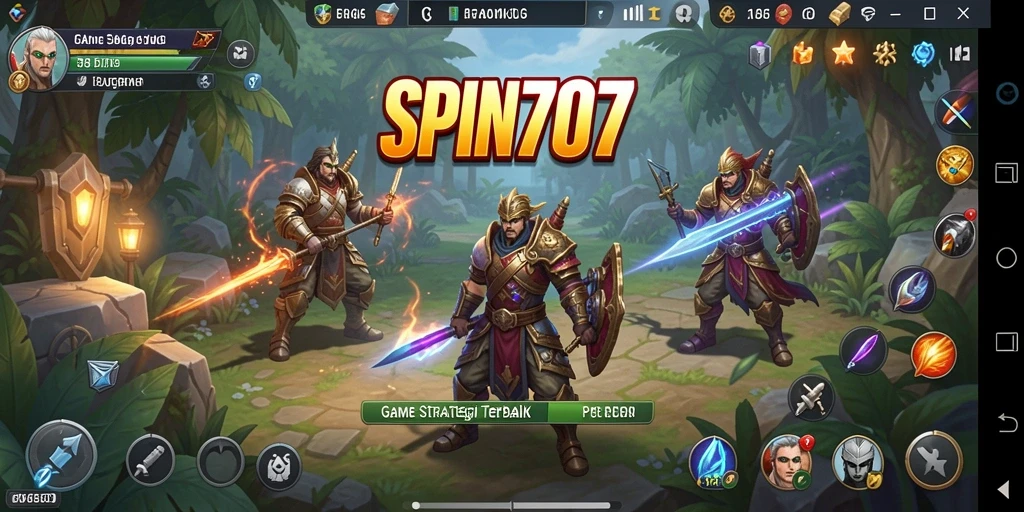 Tampilan gameplay SPIN707 yang menarik dengan elemen strategi mendalam.